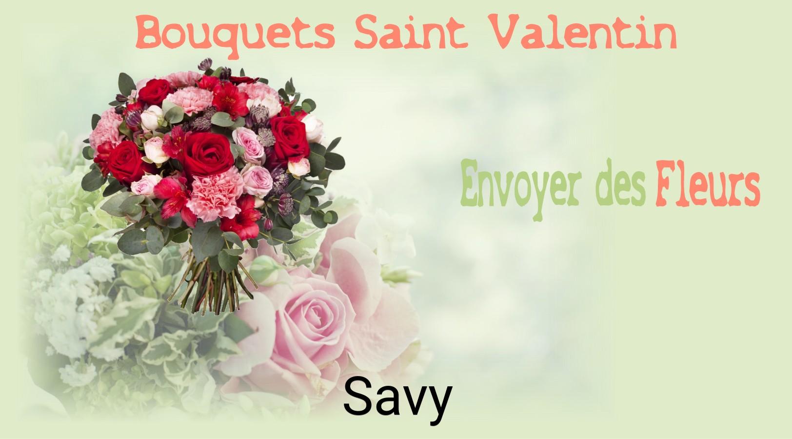 Roses de Saint-Valentin livrées à Savy